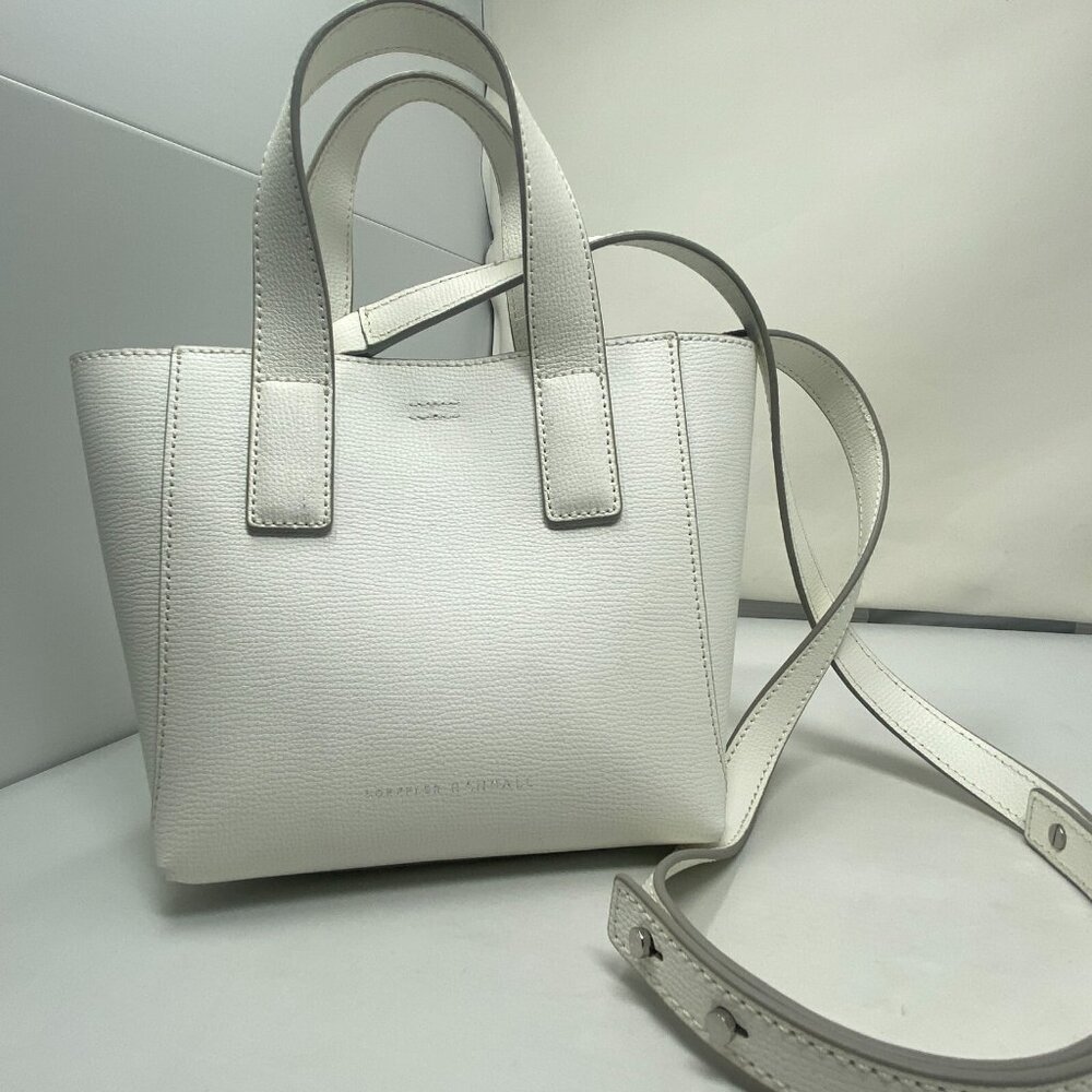 Loeffler Randall White Mini Tote Leather Bag